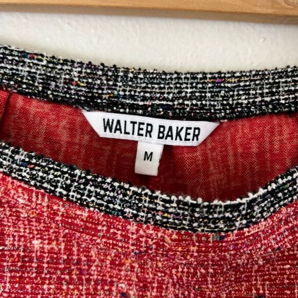 Walter Baker KORA KNIT SWEATPANTS IN STARLIGHT KNIT RED - Picture 8 of 9